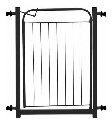 Imagem de Grade Proteção Para Pet Portas Portão C/ Extensor 5cm Preto