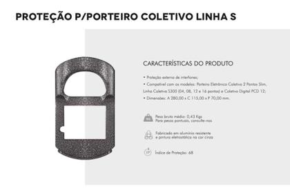 Imagem de Grade protetor porteiro coletivo original agl