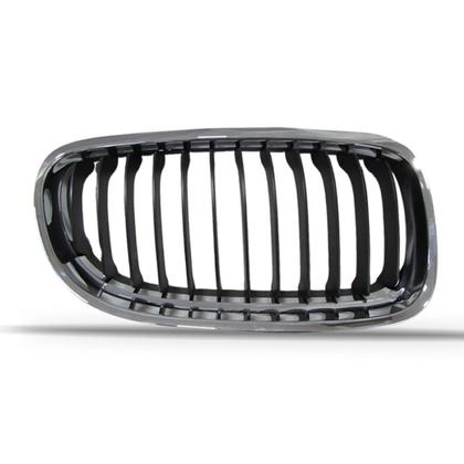 Imagem de Grade Radiador Bmw 320 2009 2010 2011 2012 Cromada Com Friso Preto