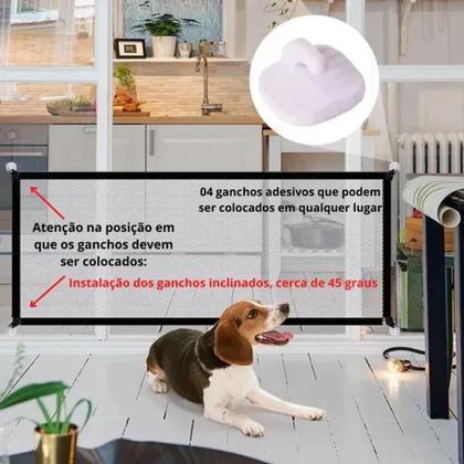 Imagem de Grade Tela De Proteção Pet Dog E Crianças Parede - ARTPET