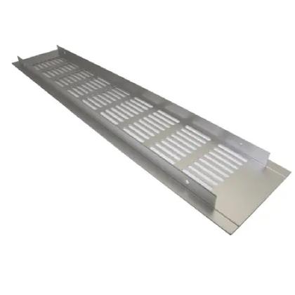 Imagem de Grade Ventilação Max Alumínio Fosco Retangular 80 X 400mm - Maxima