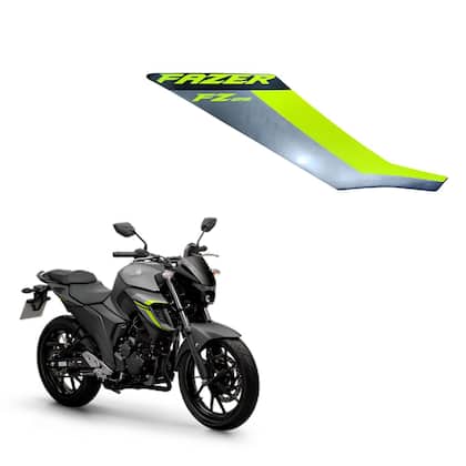 Imagem de Grafico 2 adesivo da tomada de ar direita fz25 fazer 250 cinza original yamaha