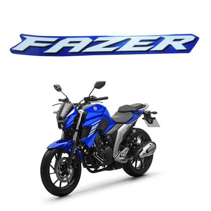 Imagem de Grafico 3 aba do tanque esquerda  azul fz25 fazer 250 2023 original yamaha