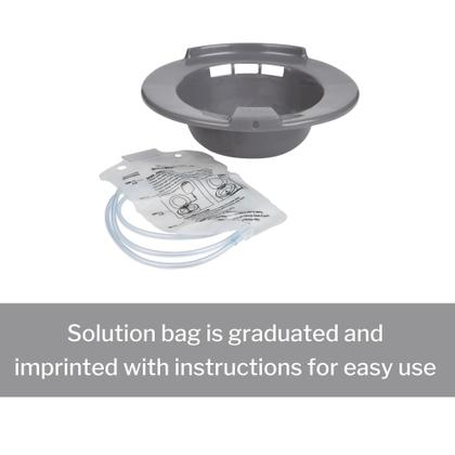 Imagem de Grafite de plástico Sitz Bath McKesson com saco de 2000 mL