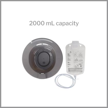 Imagem de Grafite de plástico Sitz Bath McKesson com saco de 2000 mL