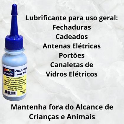 Imagem de Grafite Em Pó Lubrificante Uso Geral 15g