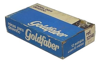 Imagem de Grafite Goldfaber 1256 - Estojo Com 6 Minas 2.0mm 3h