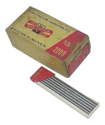 Imagem de Grafite Koh I Noor 2200 5h  Estojo Com 6 Minas.