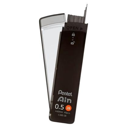 Imagem de Grafite Pentel Ain Stein 0.5Mm 2b com 40 Unidades