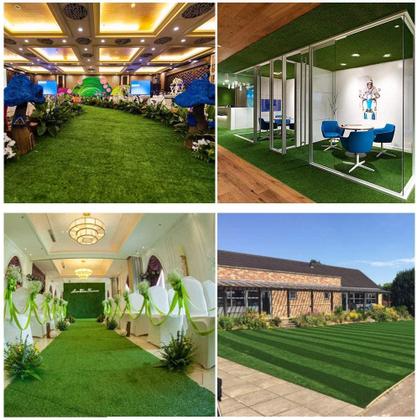 Imagem de Grama Sintética Artificial 12mm com proteção UV e Anti-Fungo 2,00 x 10,00m (20m²)