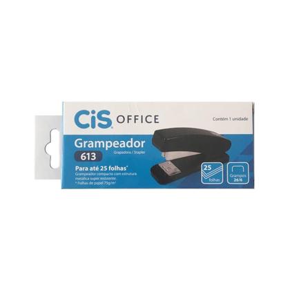 Imagem de Grampeador Base Plástica Grampos 26-6 Kit 3