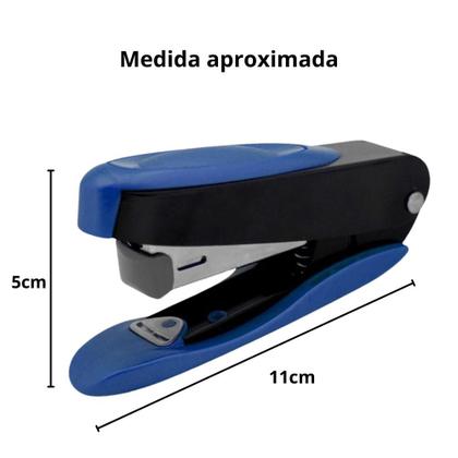 Imagem de Grampeador cis offic com estrutura metál em-7 azul/preto