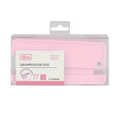 Imagem de Grampeador de Mesa Tilibra G110 Rosa Claro