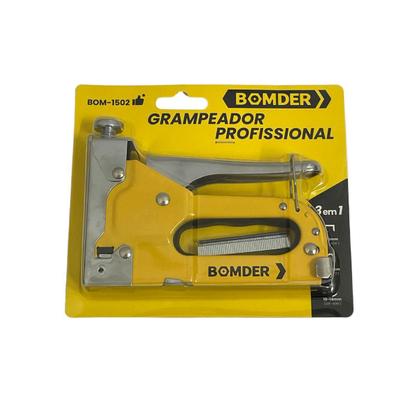 Imagem de Grampeador De Tapeceiro Pinador 4-14mm Alta Pressão 3 Em 1 Durável Resistente Profissional