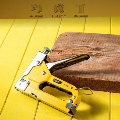 Imagem de Grampeador De Tapeceiro Pinador 4-14mm Alta Pressão 3 Em 1 Durável Resistente Profissional - BOMDER