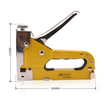 Imagem de Grampeador De Tapeceiro Pinador 4-14mm Alta Pressão 3 Em 1 Durável Resistente Profissional - BOMDER