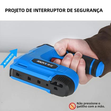 Imagem de Grampeador Elétrico Sem Fio 3.7V 2-em-1 Multiferramenta De Íon De Lítio 1500mAh Para Uso DIY E