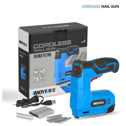 Imagem de Grampeador Elétrico Sem Fio 3.7V 2-em-1 Multiferramenta De Íon De Lítio 1500mAh Para Uso DIY E