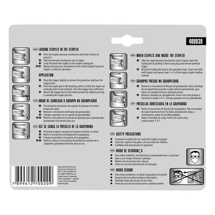 Imagem de Grampeador Manual Em Metal Para Grampos Tipo 53 4-8mm MTX 409039