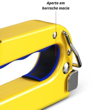 Imagem de Grampeador Manual Tapeceiro Madeira Pressão Grampos 4 - 8mm + 4100 Grampos  Fertak