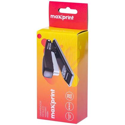 Imagem de Grampeador Maxprint Metálico 20 Folhas MX-G20C 26/6 E 24/6