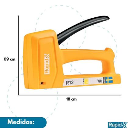 Imagem de Grampeador Pistola R13 - Rapid - Profissional