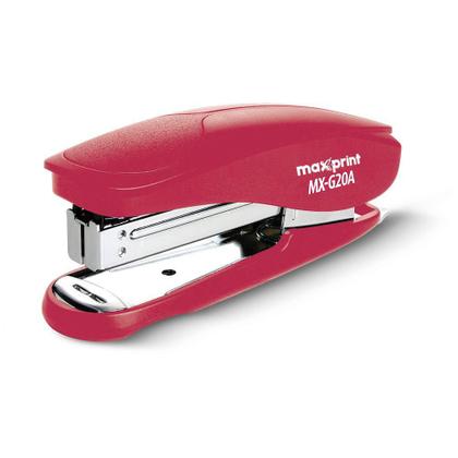 Imagem de Grampeador Plastico Maxprint Mx-G20A 20 Folhas - Vermelho