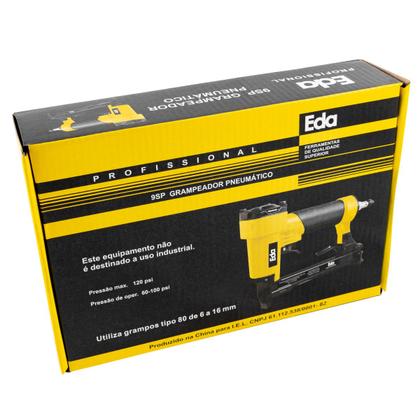 Imagem de Grampeador Pneumático Grampos 6 A 16mm Cap. 140 Grampos 1/4
