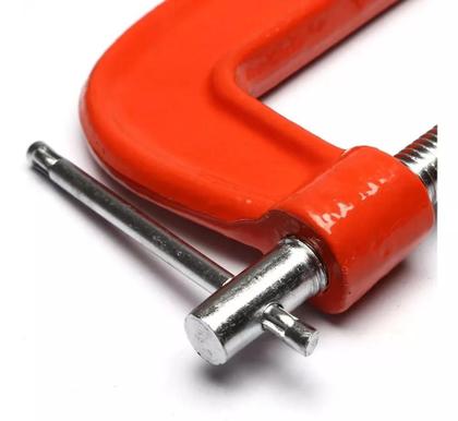 Imagem de Grampo De Fixação Tipo C Sargento Com 3 Peças - Sparta