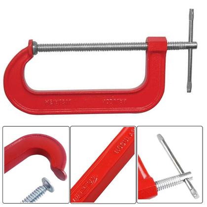 Imagem de Grampo Fixação Tipo C 2 Sargento Marceneiro Metalsul Gc031