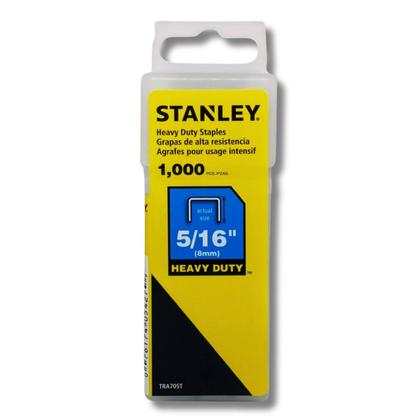 Imagem de Grampo Grampeador Stanley Heavy Duty 8mm 5/16 Pol. Tapeceiro Marceneiro Estofado Pistola Manual