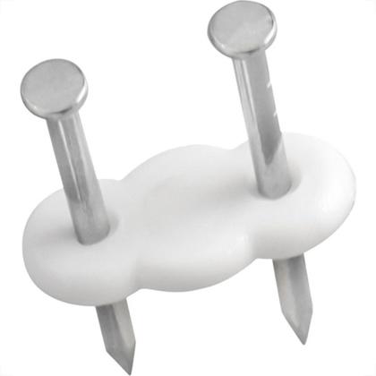 Imagem de Grampo Para Fio Sforplast Duplo Miguelao Com 100 Pecas