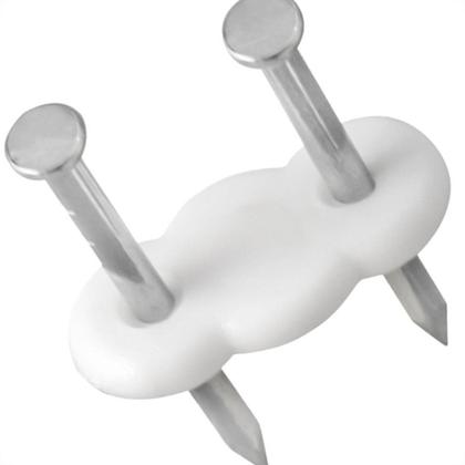 Imagem de Grampo Para Fio Sforplast Duplo Miguelao Com 100 Pecas