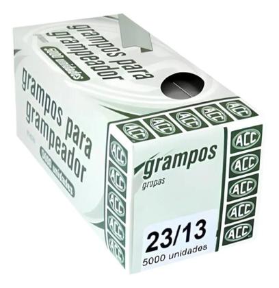 Imagem de Grampo Para Grampeador 23/13 Galvanizado 5000 Grampos Caixa