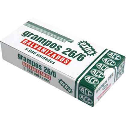 Imagem de Grampo para Grampeador 26/6 Cobreado 5000 EXTRA - GNA