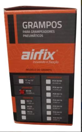 Imagem de Grampo Pneumático Airfix Tipo 80/8 Mm 10.000 Unidades