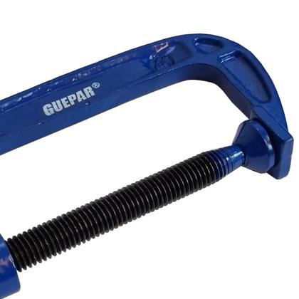 Imagem de Grampo Sargento 100Mm Fixação Tipo C 4 Pol. Para Marceneiro