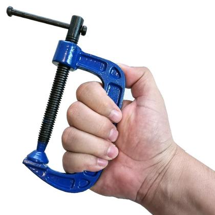 Imagem de Grampo Sargento 75Mm De Fixação Tipo C 3 Pol. Marceneiro