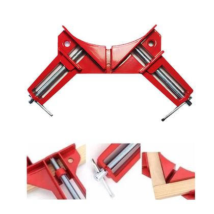 Imagem de Grampo Sargento Angular 90 Graus Cantoneira Marcenaria