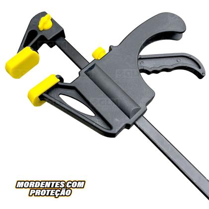 Imagem de Grampo Sargento De Aperto Rápido P/ Marceneiro 45x150 Mm