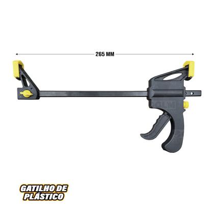 Imagem de Grampo Sargento De Aperto Rápido P/ Marceneiro 45x150 Mm