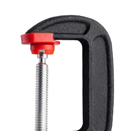 Imagem de Grampo Sargento Tipo C 4" Polegadas Com Aperto Em Rosca