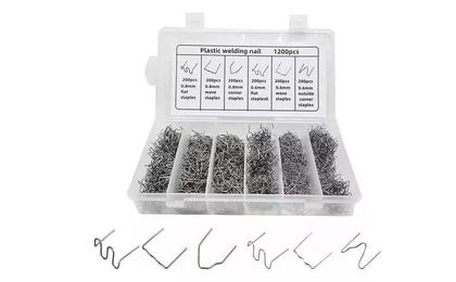 Imagem de Grampo Solda Para-choque Reparo Plástico Automóvel 1200 Pcs