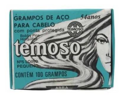 Imagem de Grampo Teimoso N5 Loiro Caixa C/100un Kit 03 Caixas Pequenas Incolor