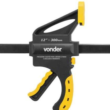 Imagem de Grampo Tipo Sargento Aperto Rápido 12 Polegadas Vonder