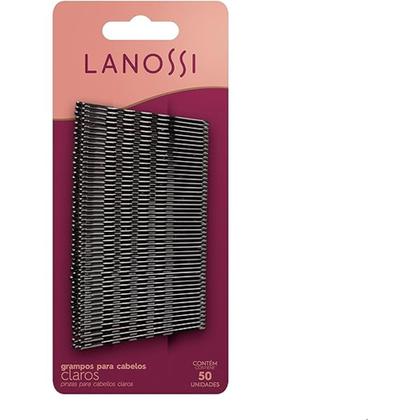 Imagem de Grampos De Aço Para Cabelos Escuros Nº 5 - Cartela Com 50 Unidades. Preto