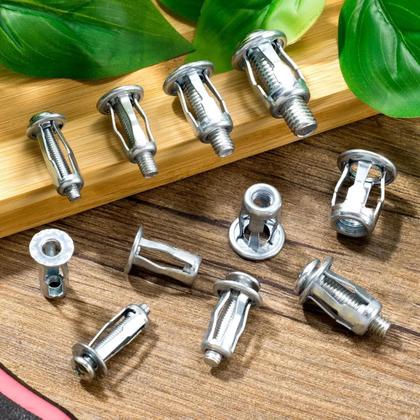 Imagem de Grampos rebites de expansao metal kit 10 unidades m6x25mm