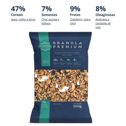 Imagem de Granola Artesanal Premium Com Melado Frutas E Castanhas 500g