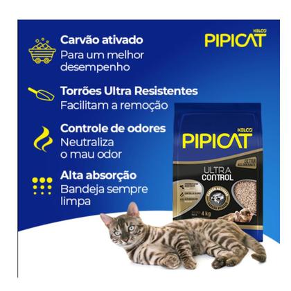 Imagem de Granulado Sanitário Pipicat Ultra Control- 4Kg