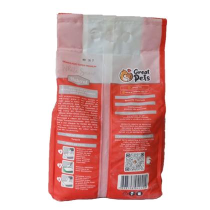 Imagem de Granulado White Snow Natural Bentonita Europeia P/ Gatos 4kg